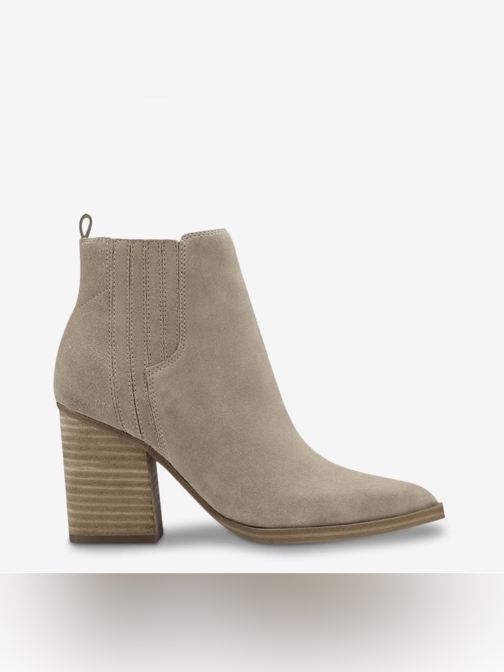 Marc Fisher‎ Women’s Low Height Chelsea Boot in Beige Size 8